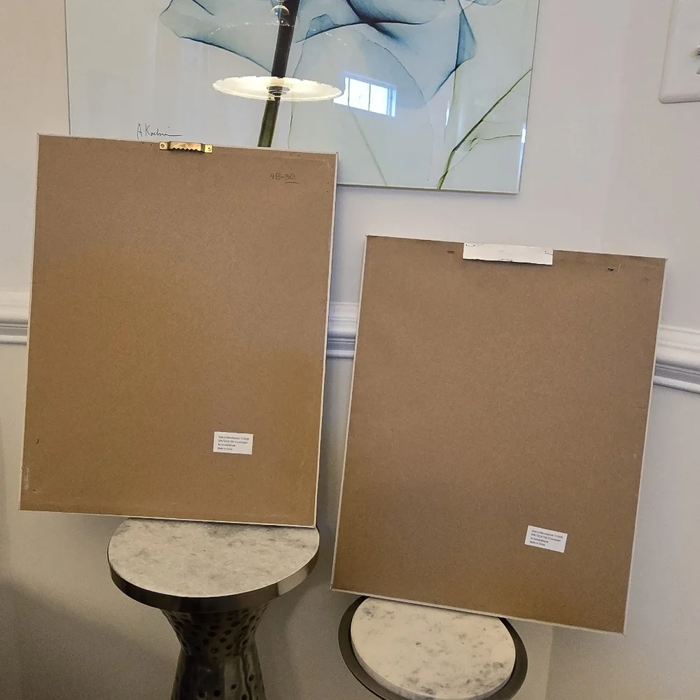 Set of Two Framed Shadow Box Leaf Art Prints - Picture 4 of 9